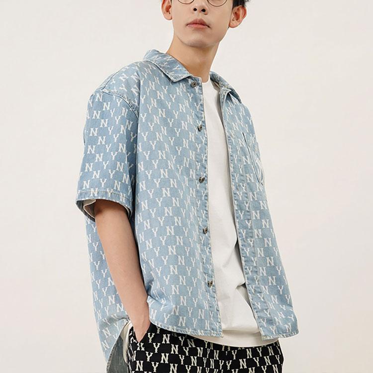 New MLB New York Yankees Shirt Unisex Light Blue 3ADRMN123-50BLL