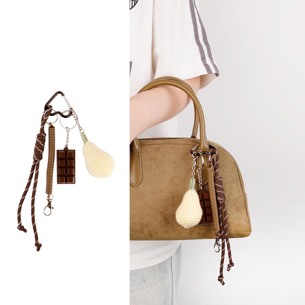 

Ретро Высококлассный Минималистичный Женский Плюшевый Подвеска-Украшение для Сумки - Креативный Нишевый Подарок