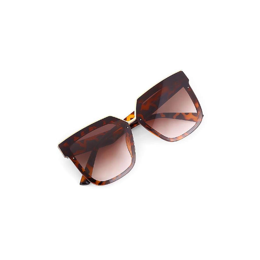 Ochelari de soare negri supradimensionați pentru femei Apsu031601