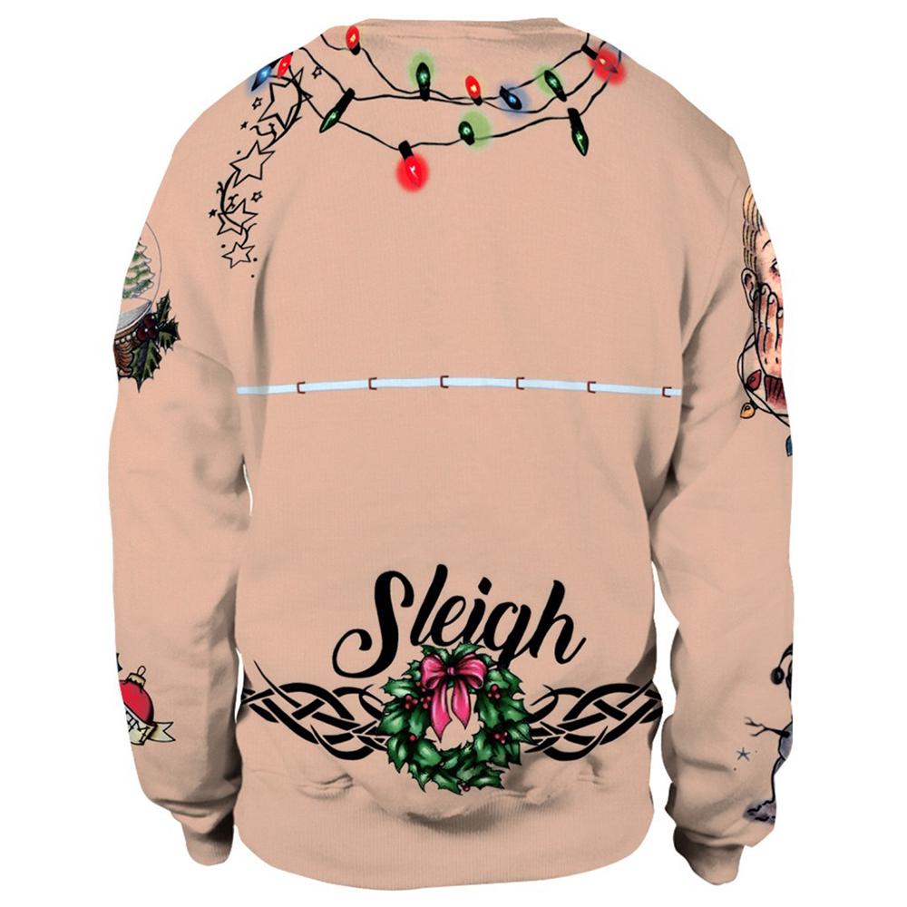 Ugly Xmas Christmas Sweater Santa Elf Popular Women Men Winter Warm Sweatshirts