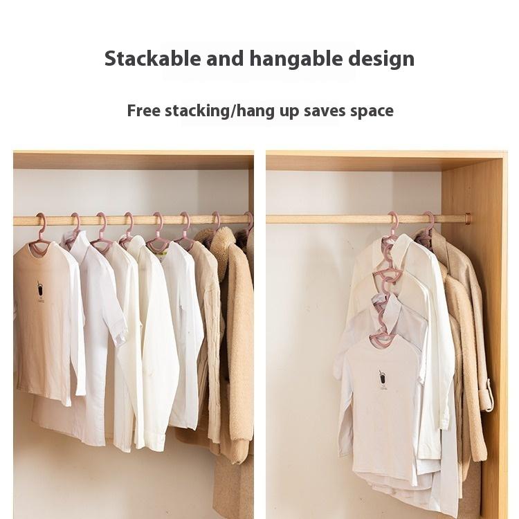 Umeraș cu umeri lați fără urme, suport îndrăzneț pentru haine de uz casnic, antiderapant, pentru adulți, din plastic îngroșat, suport pentru haine pentru studenți din cămin