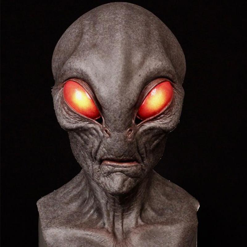 

Halloween 3d Alien Latex Mask Headgear Costume Horror Fan Cosplay Prop Accessory Style D