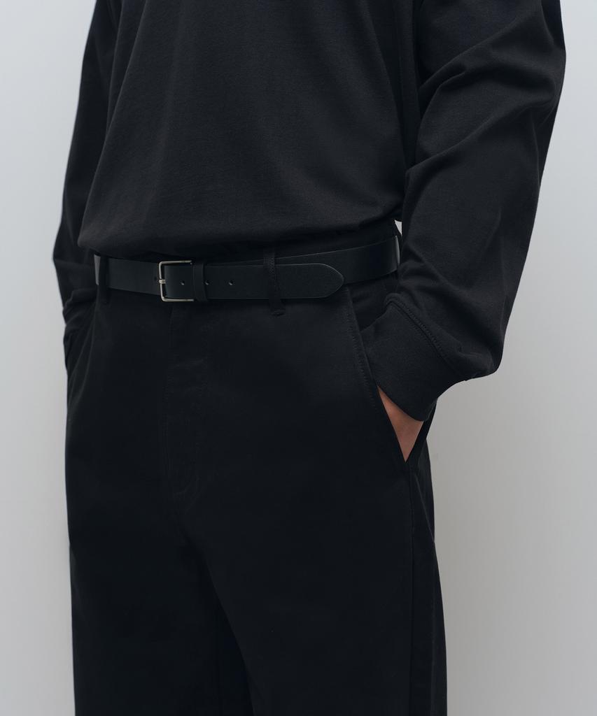 MUSINSA STANDARD Brushed Regular Fit Chino Pants [Black]