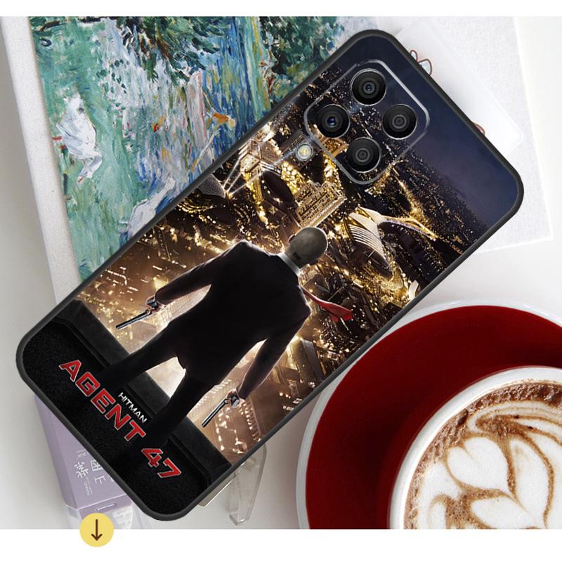 Man Hitman Agent Case For Samsung Galaxy M15 M21 M31 M55 M56 M36 M16 M06 M13 M33 M53 M12 M32 M52 M14 M34 M54