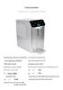 10L Solar-Powered Air Water Generator with UV Sterilization