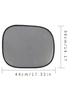 2Pcs Car Sunshade Covers Cover Universal Windscreen Folding Visor Reflector Windshield Auto Window Sun Shade Protector