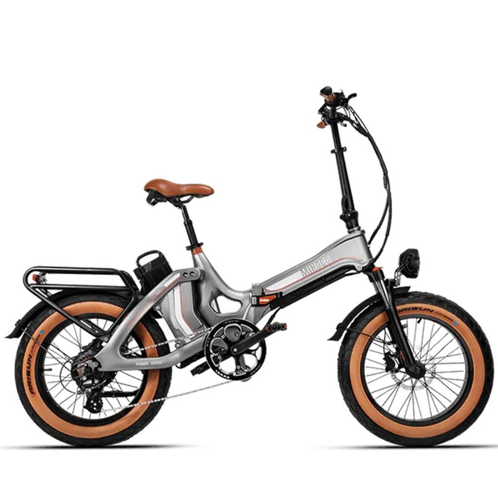 Electric Bicycle Foldable MIHOGO 20" 1000W Motor Top Speed 40Km/h 48V 29AH Max Range 268Km Load 120Kg 7 Speed ONE