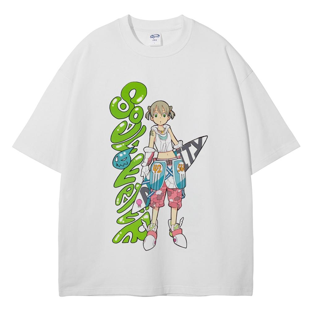 2025 Manga Soul Eater T Shirt MAKA ALBARN SOUL EATER Tshirt Men Women Clothes High Quality Cotton Summer Short Sleeve Tee Shirt