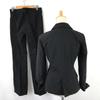 Made In Japan LAUTREAMONT Pants Suit Set M Women Black Single Jacket(USED)
