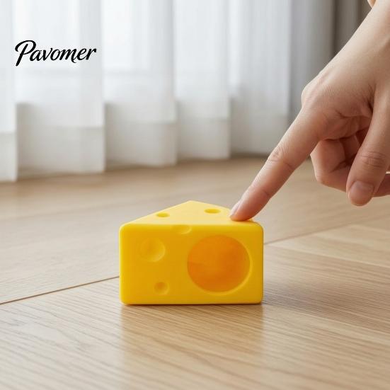 Durable Hamster Burrow Cheese Hideout, Funny Cave House, Small Pet Golden Food Bowl, Cage Accessory for Gerbils, Guinea Pigs Animal Nest