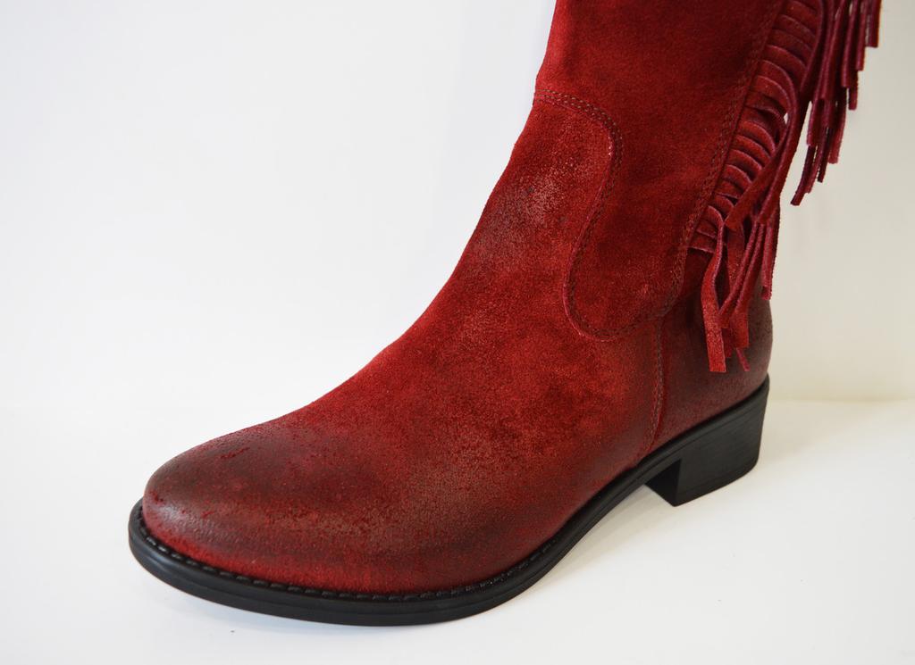 Winterstiefel Lankars 431-153 38 Burgunderrotes Wildleder