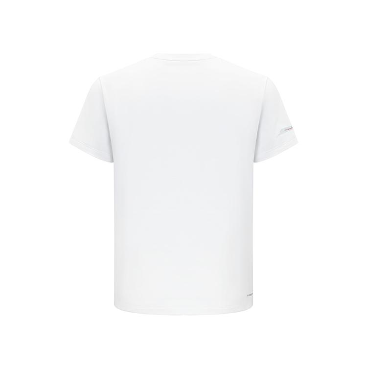 Li-Ning COC Series Youth Asian Games Creative Fashion Quick-Dry Round Neck Short Sleeve T-Shirt Unisex Tops AHSVJ43-1