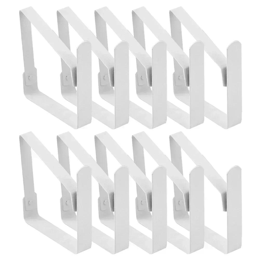 

Rust Resistant Clips Outdoor Tablecloth Clips Compact Design Compatible With Various Tables Easy To Install For Picnics білий