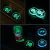 2026 Hot For VW VOLKSWAGEN 7 Color LED Car Cup Holder Light Luminous Coaster Water Cup Pad For VW Volkswagen Polo Jetta Golf Bee