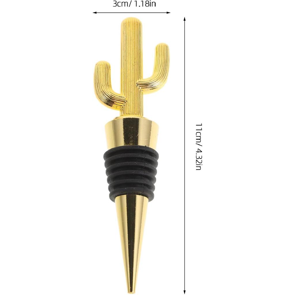 Wine Plug 2pcs Cactus Wine Stopper Bottle Stopper Wedding Beverage Stopper Birthday Bottle Stopper Wine Stopper Souvenirs Wine Bottle Stopper