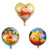 9 Pcs Winnie The Pooh Helium Foil Balloons for Birthday Party Supplies Decor