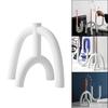 2 Pieces Abstract Ceramic Candle Holders Desktop Decoration Ornament for Yoga Gardens Spring