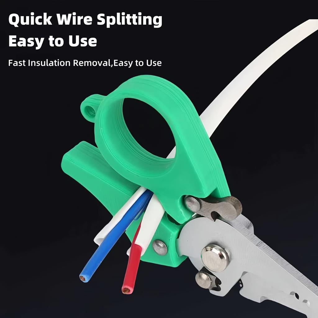 Multifunctional Lightweight Wire Stripper 3.5’’ Mini Wire Stripper With Functions Of Stripping, Winding, Cutting For Electrician