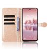 For TCL 60 SE NxtPaper 5G Wallet Case Dot Pattern Imprint PU Leather Phone Cover with Wrist Strap