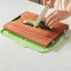 Silicone Dish Drying Mat with Non-Slip Base Heat-Resistant Drainage Rack for Kitchen Countertop Foldable Insulation Pad for Sink Table Use