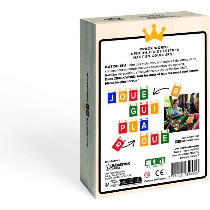 Crack word - jeu de stratégie - blackrock - créativité et ruse