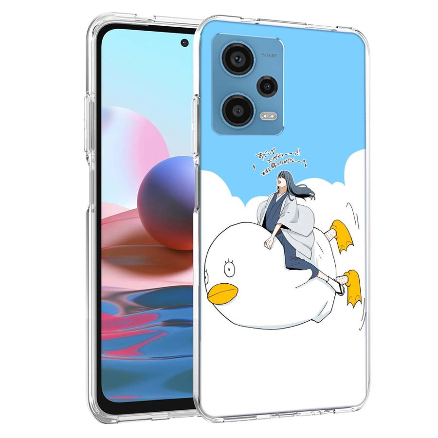 Anime Gintama Mr. Raindrop Phone Case For Redmi Note 13 12 14 15 Pro Plus 13R 11 11T 11E 11S 10 Pro 10S 9 9S Cover Cell Clear TP