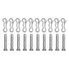 Cotter Pins Shear Pins 1/4\" X 1-1/2\" 20Pcs 738-04124 738-04124A Replacing Shear Pins&Cotter Pins High Quality