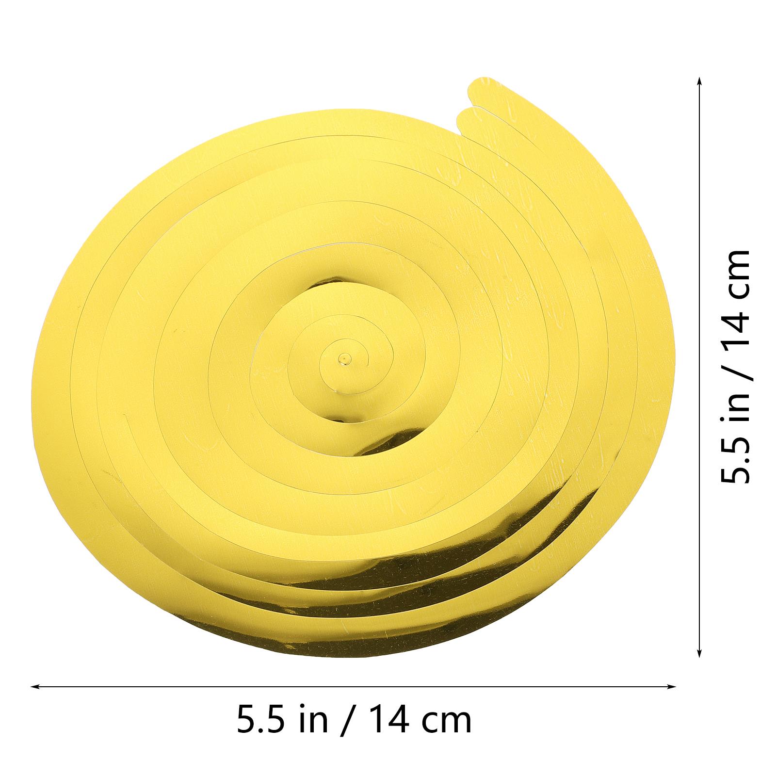 

18pcs Spiral Hanging Decorations Birthday Party Ceiling Swirls Pvc Streamers Party Decoration Supplies Birthday Pendant Backdrop other золотистий