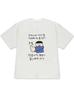 2026 Unisex Tshirt White Shortsleeved Tops Quirky Style Illustration Of A Person Wearing A Top Korean Lifestyle Attitude Text