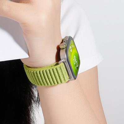 Saat Kayışı Esnek Naylon Bileklik Düz Renk Yumuşak Nefes Alabilen Yedek Saat Kayışı Huawei WATCH Fit3/Fit4/Fit4 Pro için