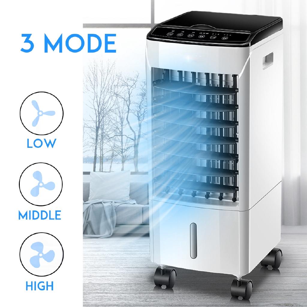 10L Tank Home Water Mobile Portable Air Conditioning Fan Humidifier Cooler ,Sleep Timer, 220V 65W, Bedroom Living Room Office