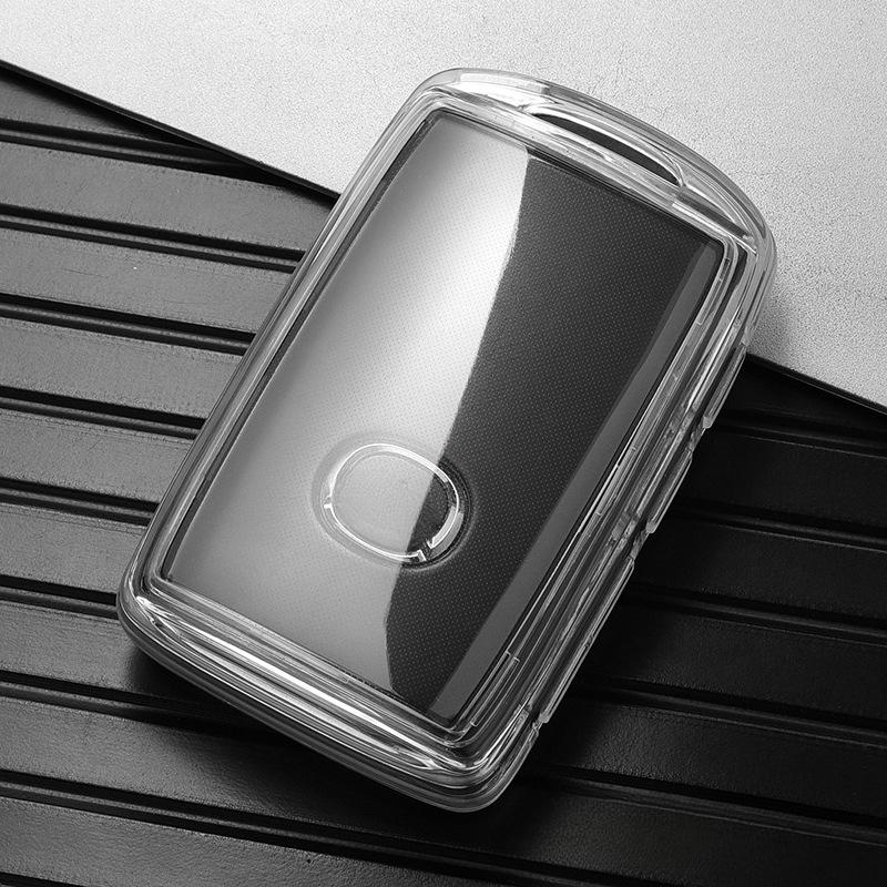 Transparent TPU Car Key Case Full Cover Shell for Mazda Cx5 2 3 6 Gh Cx3 Cx 5 Cx9 Cx8 CX30 G20 MX-5 MX30 X5 X9 Ss30 CX60 CX90