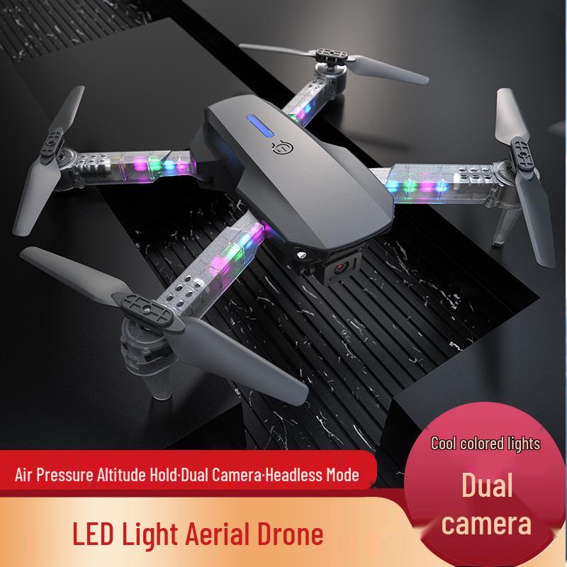 E88 4K Dual Camera Drone for Kids: Aerial Photography Remote Control Quadcopter Toy