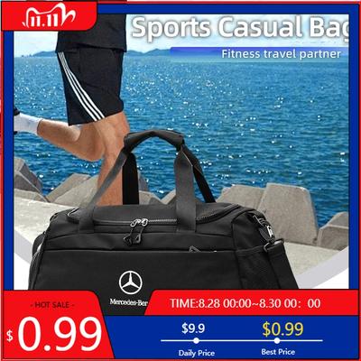 GLC GLB Car Gym Bag Large Capacity Shoulder Bag Travel Backpack Accessories For Mercedes Benz AMG A C E Class W201 W210 W108 W2