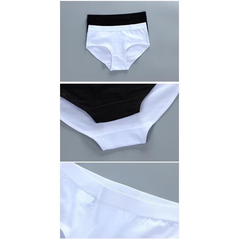 Girls Training Bras Panties Kids Cotton Underwear Sets Teens Students Bra Vest and Panties Wireless Girls Sports Bra 8-16Y