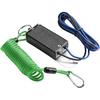 Trailer Breakaway Switch, 6Ft Breakaway Coiled Cable With Electric Brake Or RV Towing Trailer- Green