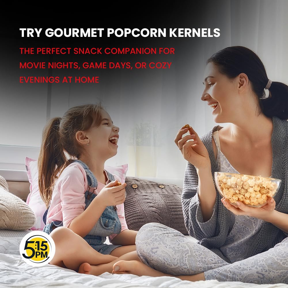 5:15PM Maiskörner Samen 400g | Große Gourmet Popcorn Samen | Hohe Expansion Snack Popcorn
