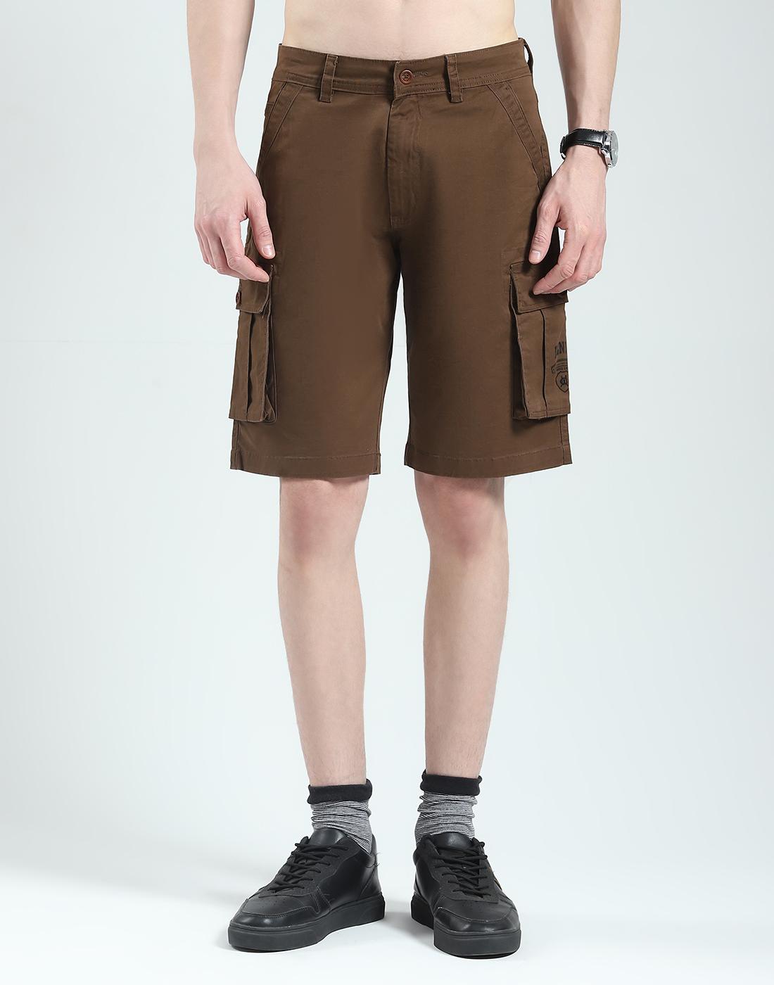 MONTE CARLO Мужские однотонные шорты классического кроя 30