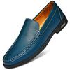 Genuine Leather Men Loafers Slip On Business Casual Leather Shoes Classic Soft Moccasins Breathable Men Flats Soft Driving Shoes