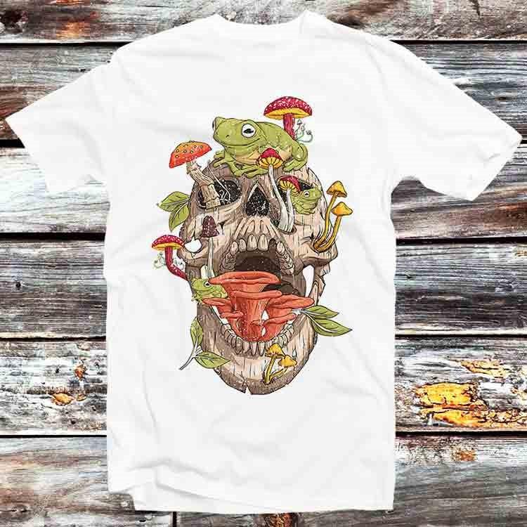 

Футболка Лягушка Жаба Сахарный Череп Волшебный Гриб B1155 L
