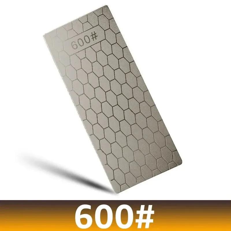 600/1000/800 Grit Diamond Knives Sharpening Stone Grindstone Non-Slip Knife Sharpener Ultra-thin Honeycomb Surface Whetstone