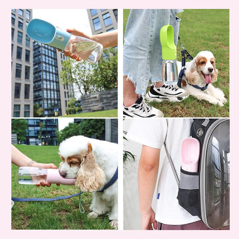 Portable Pet Dog Water Bottle For Small Big Dogs Cats Outdoor Travel Puppy Drinking Bowl Water Dispenser Chihuahua Pug Supplies