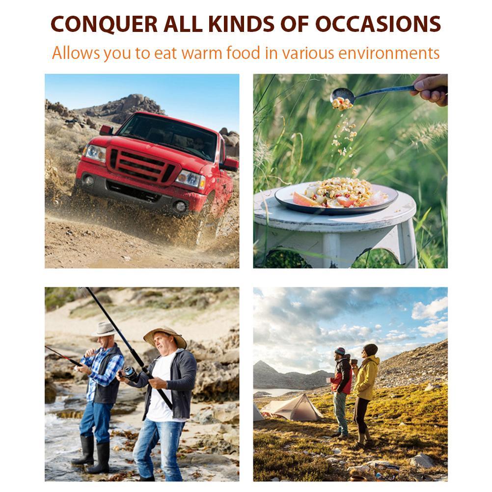 Przenośny piecyk alkoholowy na biwak, grill, piknik, bez zanieczyszczeń