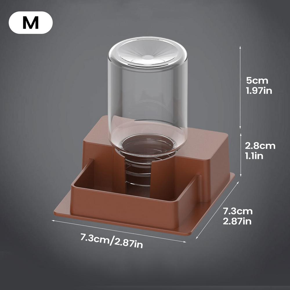 Automatic Reptile Water Feeder Leak-Proof Gravity Dripper No-Spill Waterer For Gecko Snake Lizard, Bearded Dragon, Indoor Tank