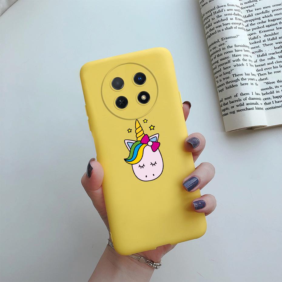 For Huawei Nova Y91 Case 2023 Cute Cat Cartoon Funda Soft Silicone Back Cover For Huawei NovaY91 Y 91 STG-LX1 STG-LX2 Phone Case