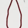 SORRY TOO MUCH LOVE Red Square Jewel Necklace_Red