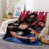 Tokio Hotel Band Retro Printed Blanket Warm Blanket Flannel Soft Comfort Blanket Home Travel Bedding Sofa Supplies Birthday Gift