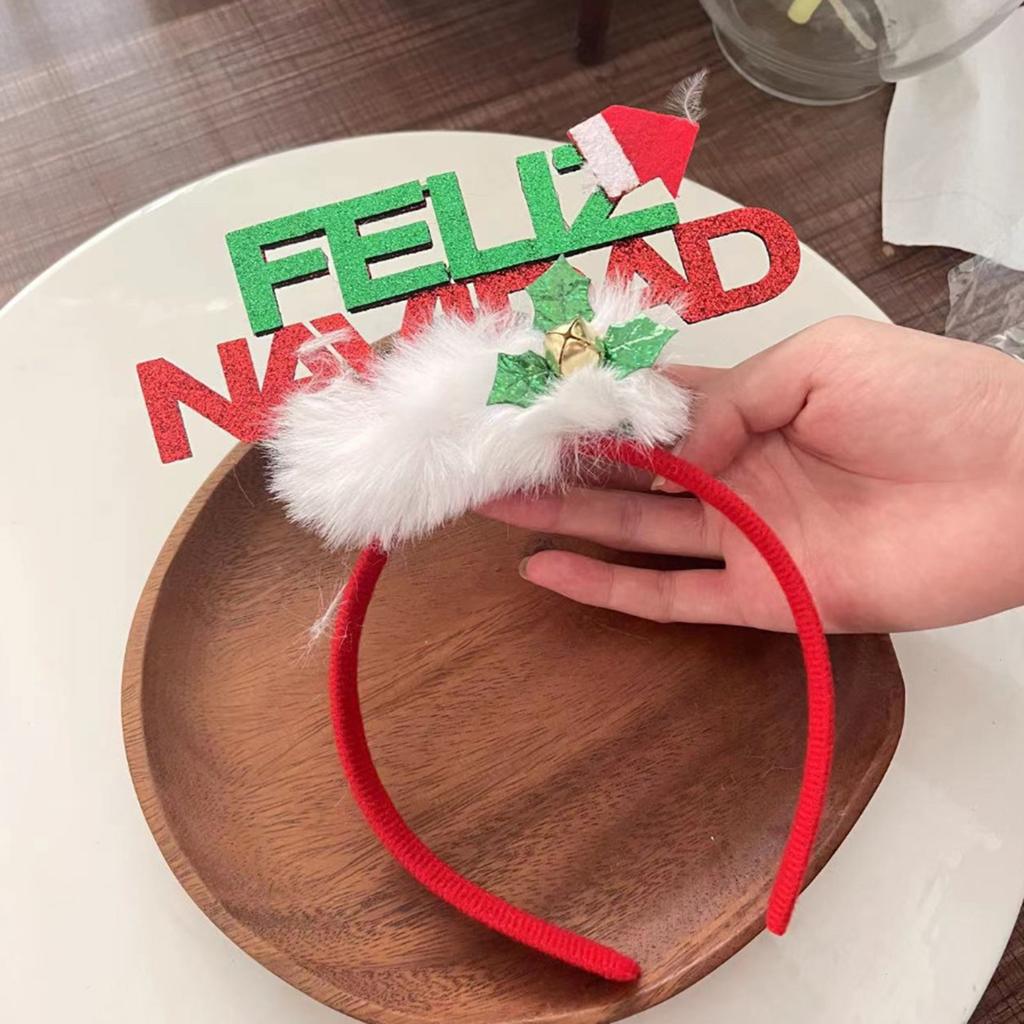 LED Luminous Christmas Headband for All Age New Year Party Hairband Festive Celebration Party Props Holiday Hair Decors