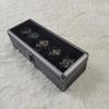 Aluminum Alloy Watch Box with Transparent Lid, 5 Slots, Multiple Colors