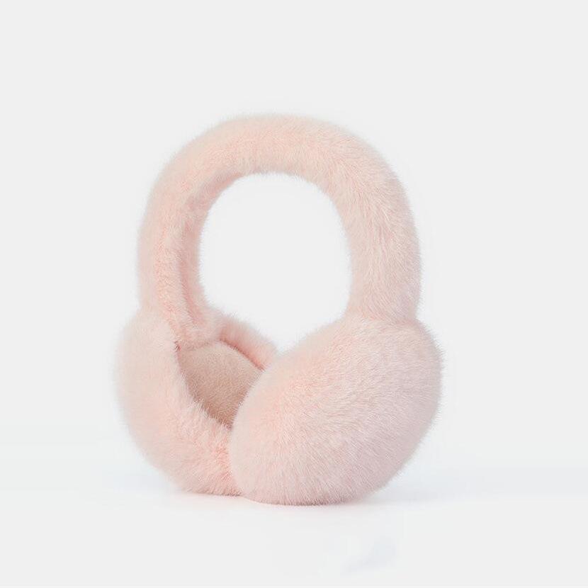 Foldable Faux Fur Winter Earmuffs for Women & Girls - Cute, Warm, Outdoor Ear Warmers